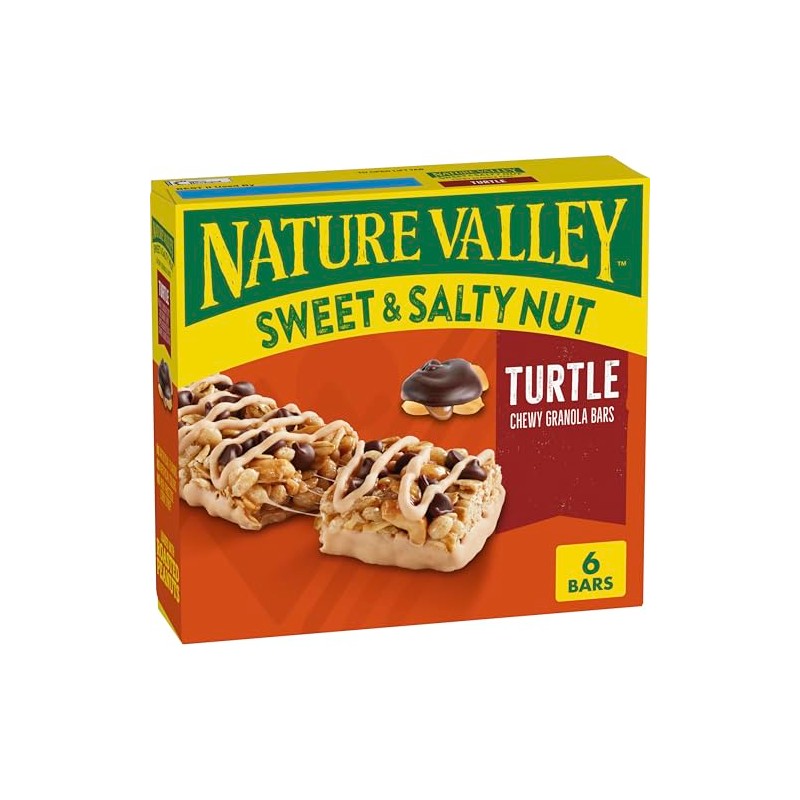 Nature Valley Granola Bars, Sweet and Salty Nut, Turtle, Chewy,