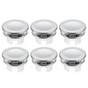 PATIKIL Sink Overflow Ring, 6 Pcs Bathroom Sink Overflow Drain