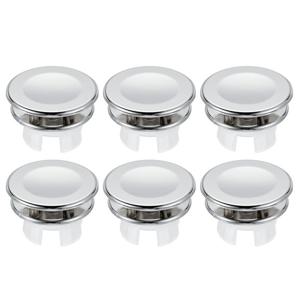 PATIKIL Sink Overflow Ring, 6 Pcs Bathroom Sink Overflow Drain