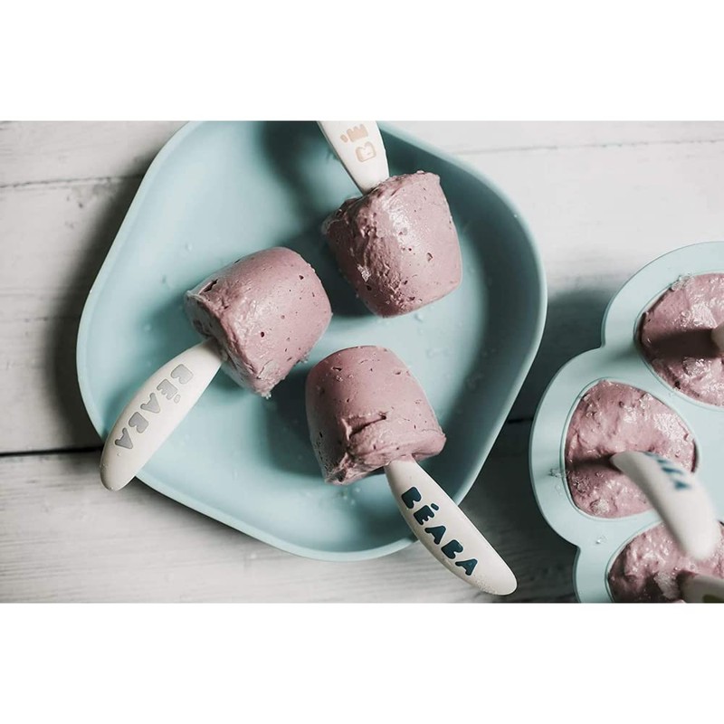 BEABA Ergonomic First Cutlery Set 6 Spoons and 4 Forks