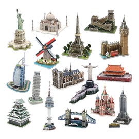 Artbox/Puzzle Story 3D Puzzle: Making Models of 16 World Famous Landmark Buildings / 아트박스퍼즐이야기 3D퍼즐 세계유명건축물 랜드마크 16종 모형 만들기