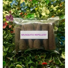 Repellant Backflow Incense Cones (25 Cones) - 100% Natural Backflow Incense Cones - Christmas Backflow Incense Cones - Traditional Indian Incense (No Damaged Cones Hand Sorted Packet)