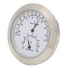 Round Hygrometer, Portable Exquisite Hygrometer, for Guitar Violin(Silver, 12)