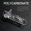 Rierdge 20 Pcs Plastic Locking Shelf Pins 5mm, 5/8” Clear