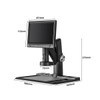 SZJMS 10.1" Digital Microscope 1600X, IPS Touch Screen Coin Microscope,