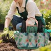 GeerDuo Garden Tool Bag, Portable Garden Tote Bag with Handle,