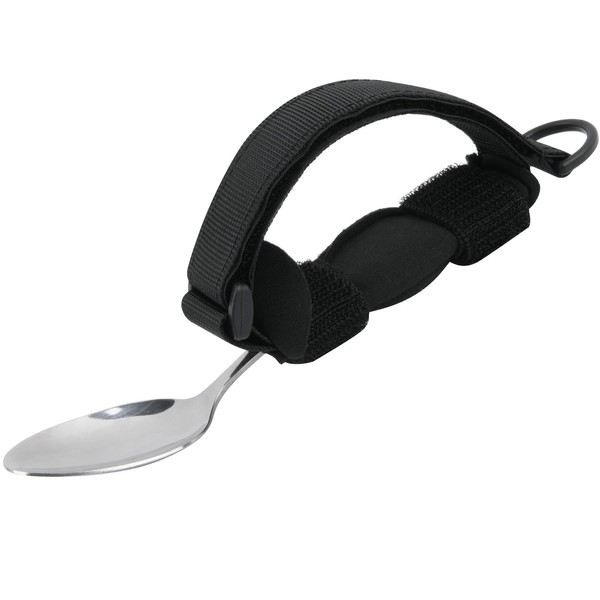 Beautyflier Spoon Fork Universal Cuff Utensil Adjustable Holder Strap for