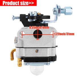SOAJEE T230 T230X T230XR Carburetor Compatible with Shindaiwa T220 T230B T230BA T282 T282X TCX230 C230 F230 LE230 M230 PB230 S230 X230 81088 C2510 AH2510 CT2510 C3410 E3000 GP3410 M2510 PB3410 H T2510