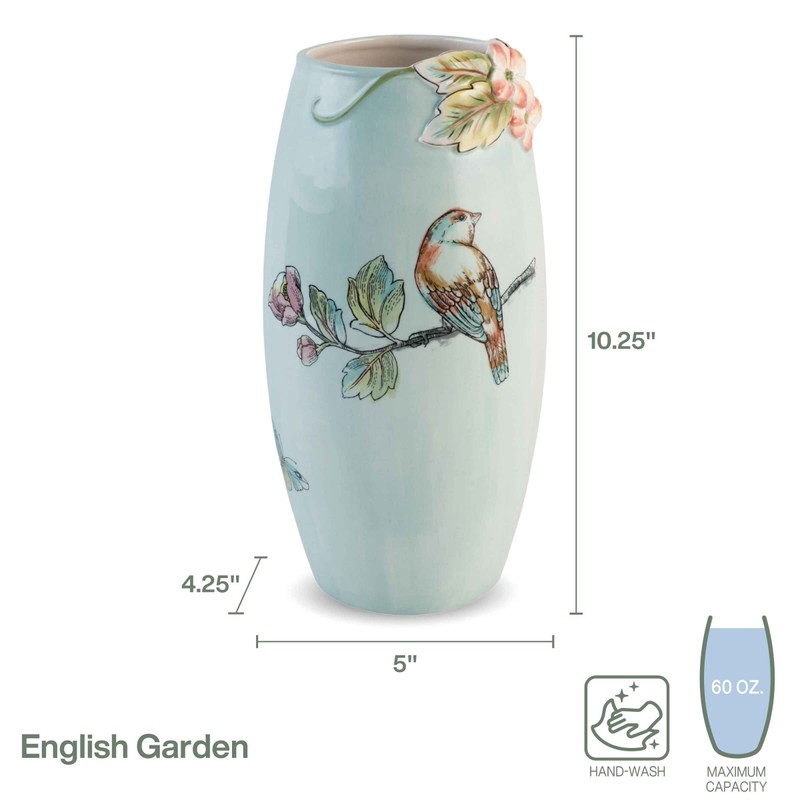 Fitz & Floyd Fitz and Floyd English Garden Ceramic Flower