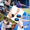 Codera Ajustable Deportiva Compresión Antebrazo Negro Azul