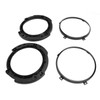 7Inch Round Headlight Mounting Retaining Bracket Ring Set with Headlight