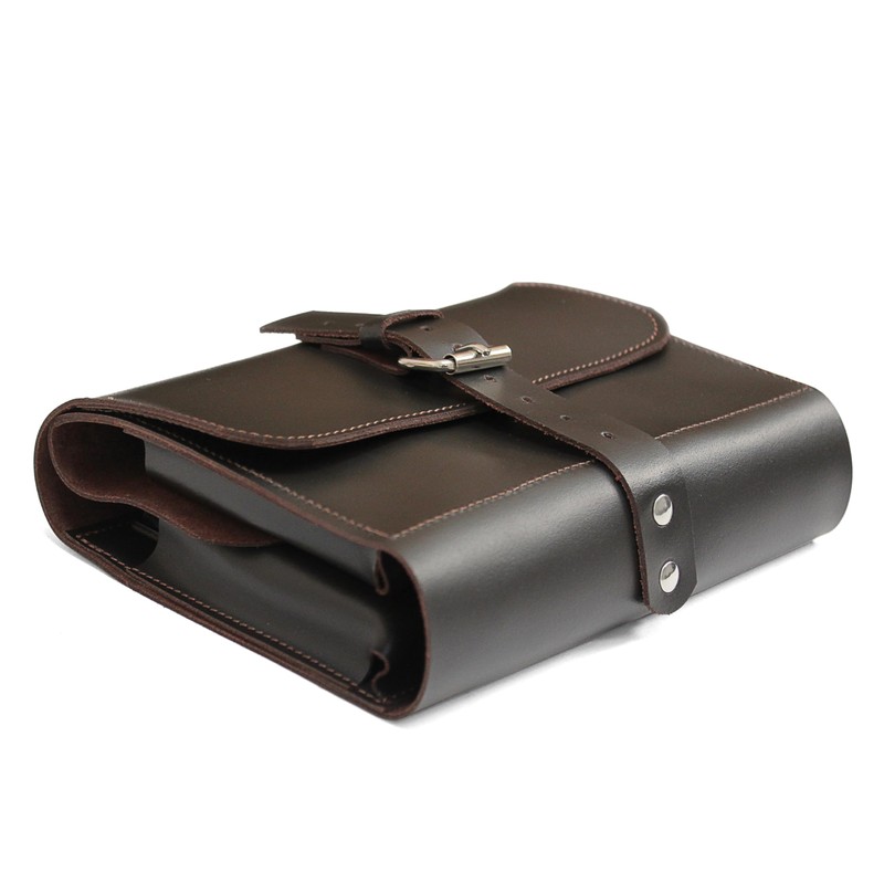 Leather Folding Knife Display Case Organizer – Holds 8 Pocket