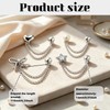 8 Pcs Magnetic Clothing Clips, Multi Function No Pin Hem