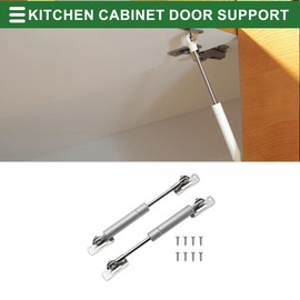 Motoforti Universal Lift Support Strut Lift Support Shock 6"/155cm 4lb/20N/2kg Carbon Steel Silver Tone Set of 2