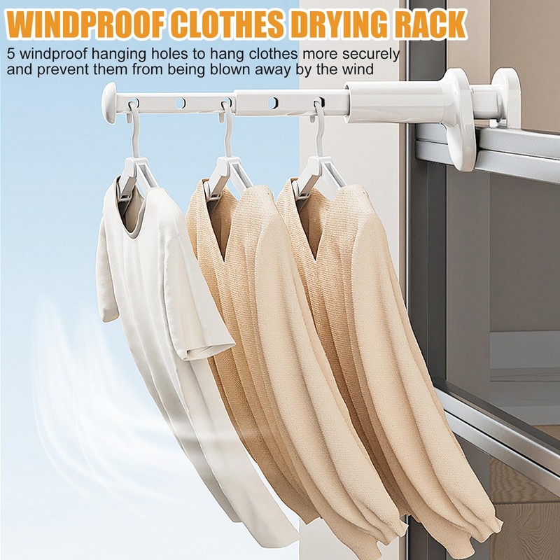 pclapora Clothes Rail Cupboard Clothes Rail Extendable Clothes Rail No