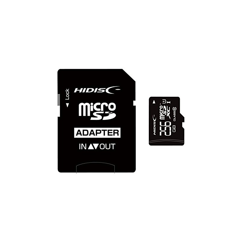 HIDISC 256GB Class 10 UHS-I HDMCSDX256GCL10UIJP3 MicroSDXC Memory Card