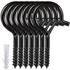 12 Pcs Ceiling Q Hanger Hooks for Hanging Plants with