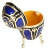 Egg Trinket Box Exquisite Jewelry Ring Holder Storage Box Home
