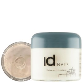 id Hair Extreme Titanium, Professional Hair Wax for Men, Extreme Hold and Medium Shine, Suitable for Short Hair, Paraben-Free, 100 ml