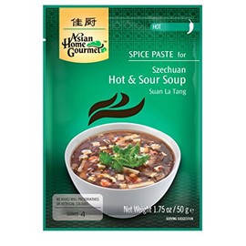 ASIAN HOME GOURMET Spice Paste for Szechuan Hot and Sour Soup (Instant Suan La Tang Sauce Mix) (Pack of 3)