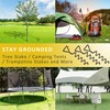 FCENDS Tree Stake Kit, Heavy Duty Spiral Tree Stakes and
