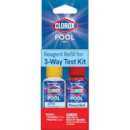 Clorox® Pool&Spa™ Swimming Pool 3-Way Water Test Kit Refill Solutions, 0.5oz (Pack of 1)