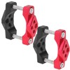 Windance 2pcs Motorcycle Bumper Clamp Bracket, Driving Fog Lights Holder,