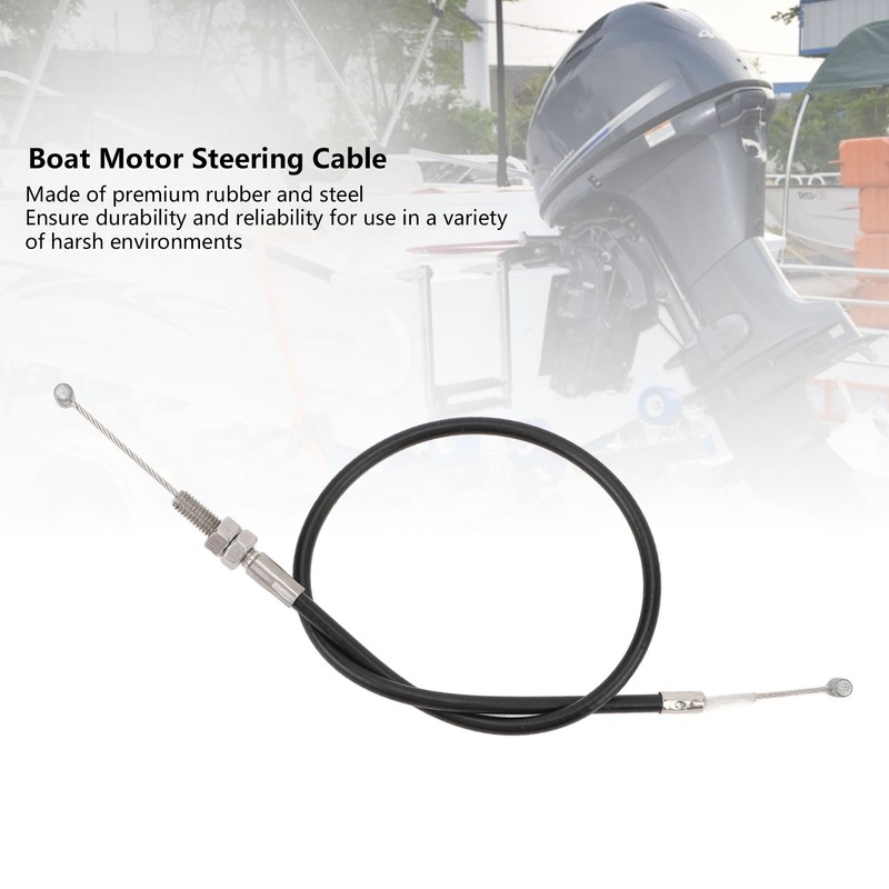 61N 26311 00 Throttle Cable Rubber Steel Outboard Throttle Shift