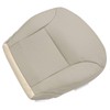 SecosAutoparts Perforated Tan Driver Side Replacement Bottom Microfiber Leather Seat