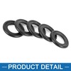 A ABSOPRO M14 Oil Drain Plug Gasket Washer Rubber Black