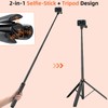 53.5" Portable Travel Selfie Stick Tripod for DJI Osmo Pocket