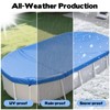 16x10 FT Oval Pool Cover for Above Ground Pools,Solar Oval