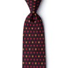 Biohazard Black Silk Tie