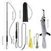 Flirt Pole for Dogs, Extendable Dog Flirt Pole with Detachable