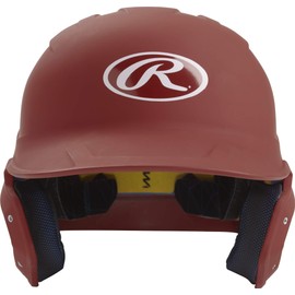 Rawlings | MACH Batting Helmet | Matte Cardinal | Junior (6 3/8" - 7 1/8")