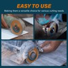 MASTER DEPOT 4-1/2" Continuous Rim Diamond Blade - Cleaner &