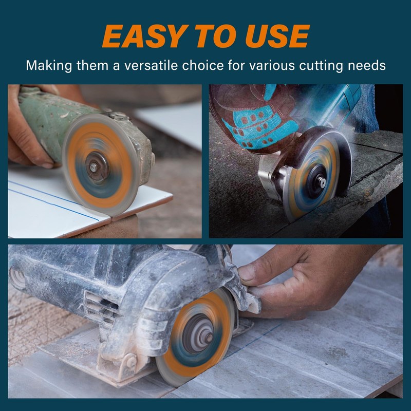 MASTER DEPOT 4-1/2" Continuous Rim Diamond Blade - Cleaner &