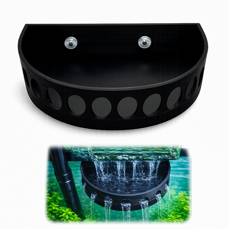 3DAquaticSolutions Aquarium Filter Baffle, Universal HOB Filter Compatible, Slow Flow