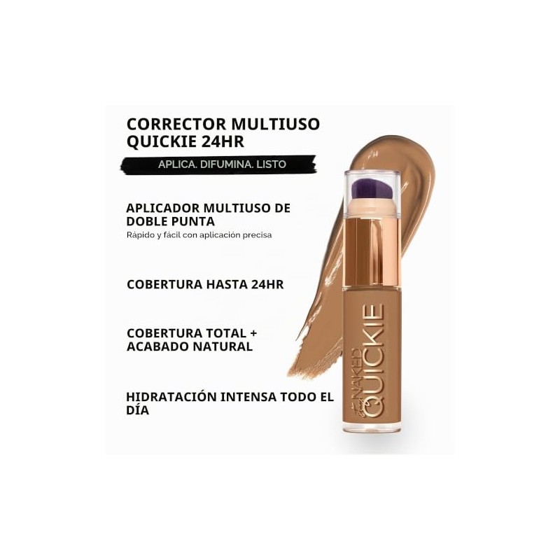 Urban Decay Quickie Concealer Corrector de Ojeras Líquido, Alta Cobertura
