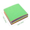Operitacx 40sheets DIY Craft Felt Sheets Non Woven Fabric Quilting
