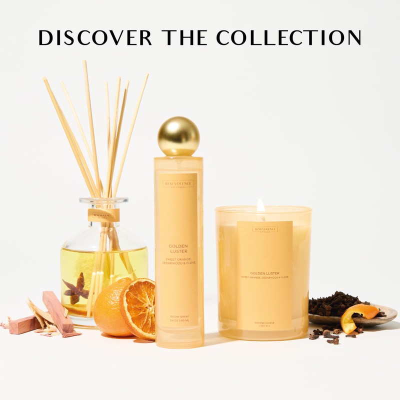 Benevolence LA Reed Diffuser, Orange, Cedarwood & Clove Scent Diffuser