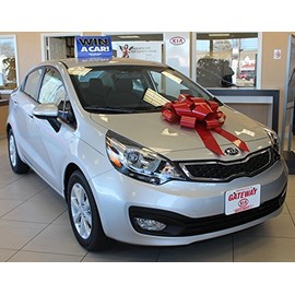 22" Big Magnetic Car Bow - Made in USA (Red)