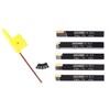 Accusize Industrial Tools 1/4'' Shank x 2'' Oal 5 Pc