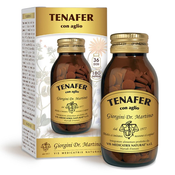 Dr. Giorgini Food Supplement, Tenafer with Garlic Tablets – 90 g