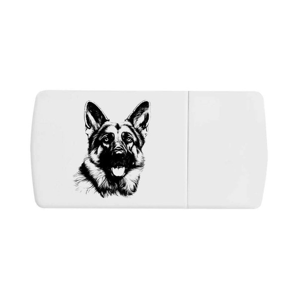 'German Shepherd Dog' Pill Box with Tablet Splitter (PI00022619)