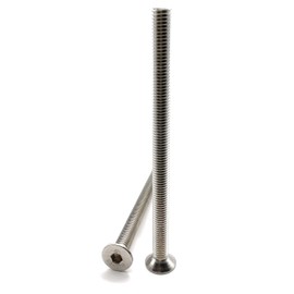 Premium Fixation Screws M8 x 120 mm Countersunk Head BTR Made of A2 Stainless Steel | FHC Hexagon Socket Screw (Allen Key) ISO 10642 / DIN 7991 | Screws Stainless Steel A2 (V2A/304): Pack of 5