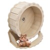 Trsnzul Hamster Wheel 1 Piece Wooden Exercise Wheel for Hamster