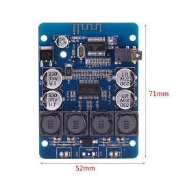 Dual Channel Power Amplifier, Akozon Electronic Amplifier 30W+30W 8V~26V DC Dual Channel Bluetooth Digital Amplifier Board