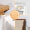 Door Stopper Wall Protector (6pack) - Adhesive Reusable Bumper Protector