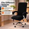Velvet Stretch Office Chair Cover Set for Chair Protection –